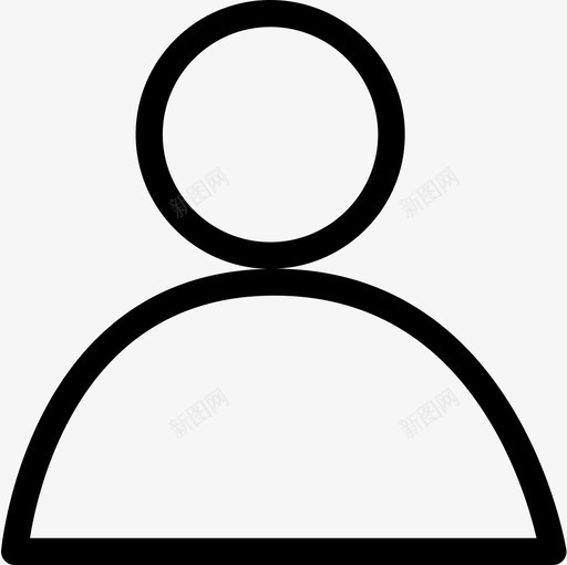 个人资料（线性）svg_新图网 https://ixintu.com 个人资料（线性） 个人资料