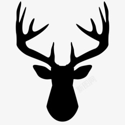 鹿头标志PNG矢量图鹿高清图片