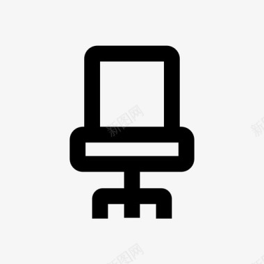 椅子图标图标