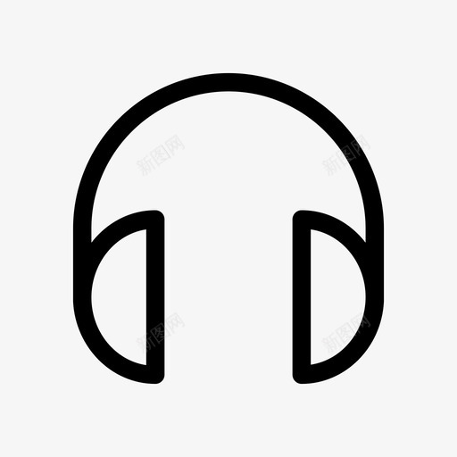 耳机音频歌曲图标svg_新图网 https://ixintu.com 歌曲 耳机 音频