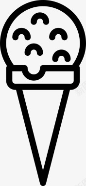 冰淇淋烹饪饮料图标图标