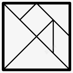 七巧板游戏智力图标图标