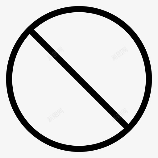 阻止拒绝忽略图标svg_新图网 https://ixintu.com internet行图标 垃圾邮件 忽略 拒绝 文本 菜单 阻止