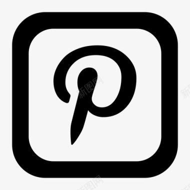 pinterest图标