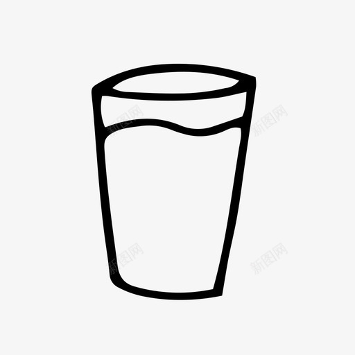 一杯什么的涂鸦饮料图标svg_新图网 https://ixintu.com 一杯什么的 水 涂鸦 牛奶 食物涂鸦 饮料