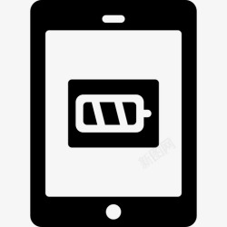 iPad充电充电平板电脑电池充电图标高清图片