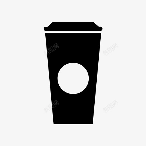 咖啡杯外卖去图标svg_新图网 https://ixintu.com 去 咖啡杯 外卖