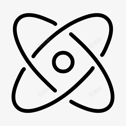 原子电子中子图标svg_新图网 https://ixintu.com 中子 原子 用户界面 电子