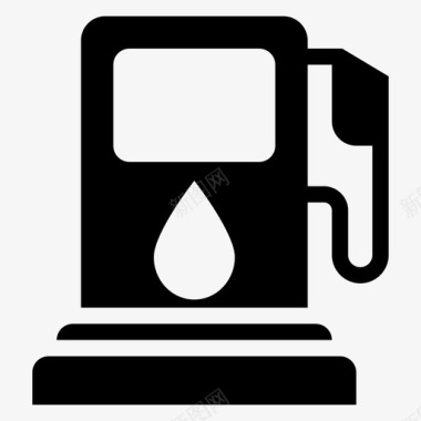 气泵汽车运输图标图标