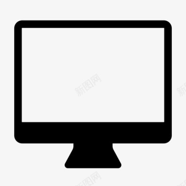 电脑屏幕平板电视设备图标图标