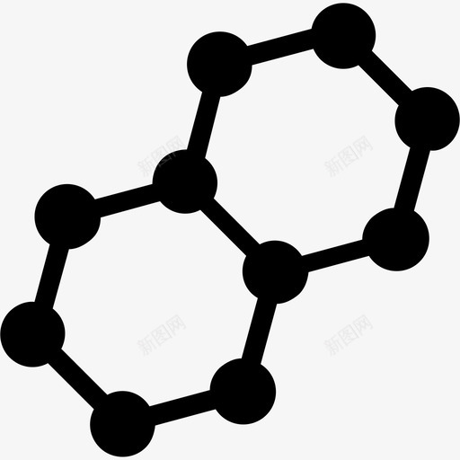 分子构型细胞制造图标svg_新图网 https://ixintu.com 分子构型 制造 科学技术符号集 细胞 结构