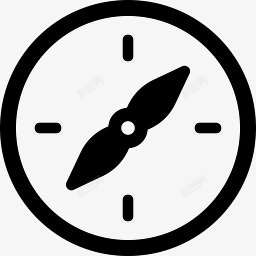 指南针仪表盘方向图标svg_新图网 https://ixintu.com gps 仪表盘 导航 指南针 方向 科学和技术符号集图标