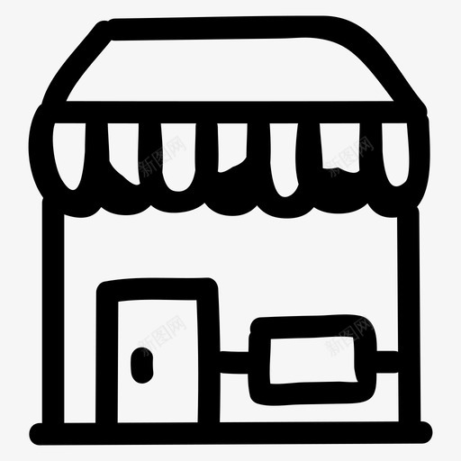 购物电子商务网上购物图标svg_新图网 https://ixintu.com 商店 电子商务 网上购物 货币 购物 酒店餐厅手绘 采购