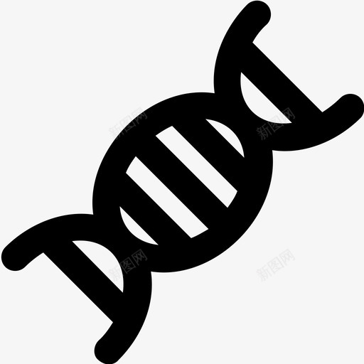 dna链遗传学图标svg_新图网 https://ixintu.com dna 科学 科学和技术字形图标集 螺旋 遗传学 链