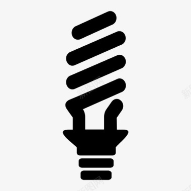 灯泡电灯泡节能器图标图标