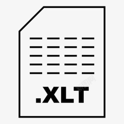excel模板xltexcel文件图标高清图片