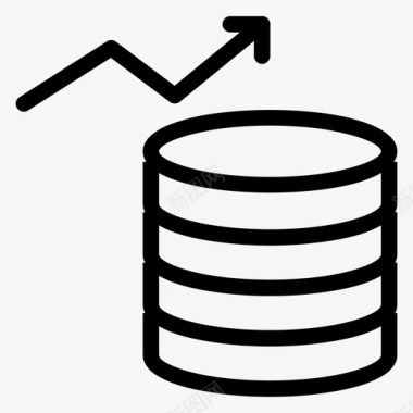 分析图表货币图标图标