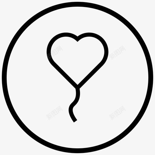 心形气球最爱喜欢图标svg_新图网 https://ixintu.com 体积 关系 喜欢 图表 心形气球 最爱 浪漫 爱情