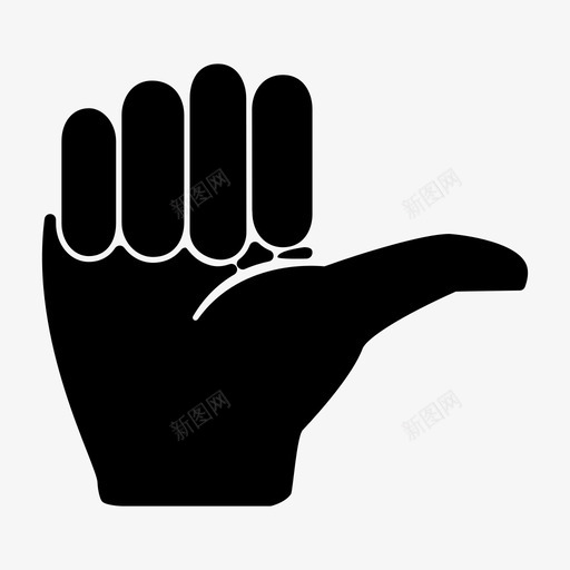 拇指最爱手势图标svg_新图网 https://ixintu.com 喜欢 手势 拇指 最爱 点