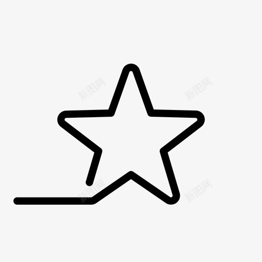 星星最喜欢的重要的图标svg_新图网 https://ixintu.com 开放 愿望 星星 最喜欢的 漂浮的瘦 移动 重要的 魔法