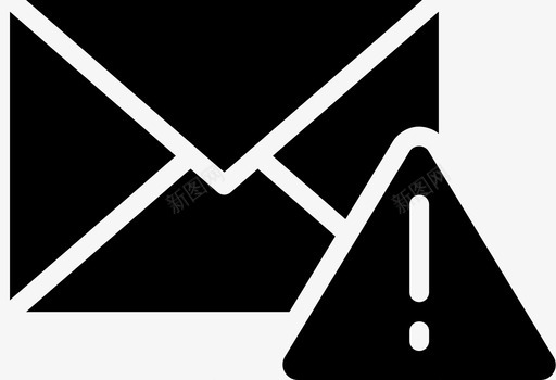 邮件警告信封信件图标图标