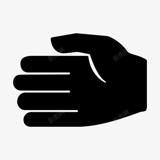 定向手手工具指向手图标svg_新图网 https://ixintu.com 定向手 手势实心 手工具 指向手
