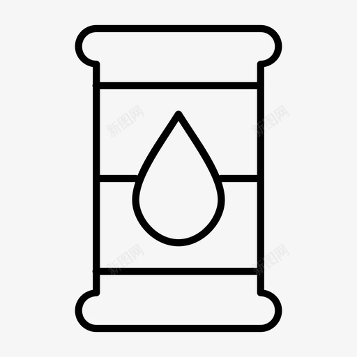 油桶容器燃料图标svg_新图网 https://ixintu.com 容器 油桶 燃料 钢桶