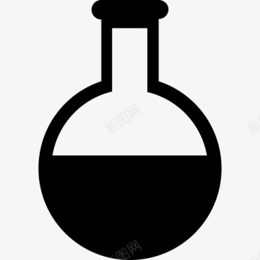 烧瓶烧杯化学图标图标
