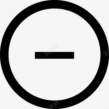 减号圆圈圆圈中的图标2图标
