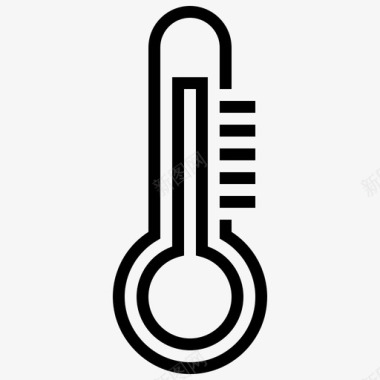 温度预报炎热图标图标