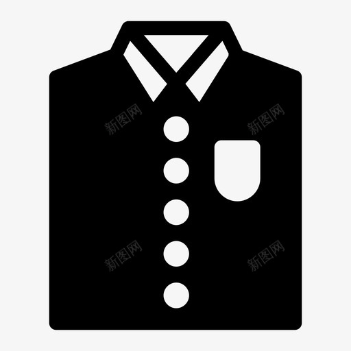 衬衫衣服正式衬衫图标svg_新图网 https://ixintu.com 正式衬衫 衣服 衬衫