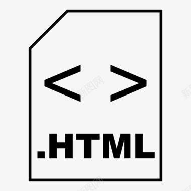html文件文件类型图标图标