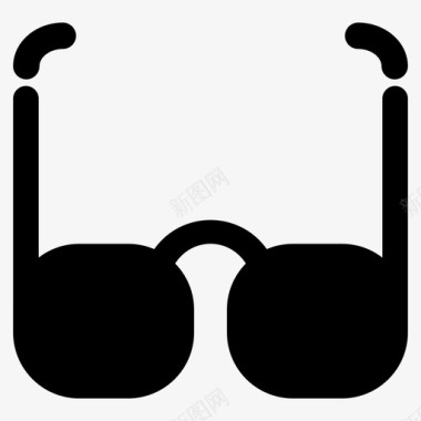 眼镜视力手表图标图标