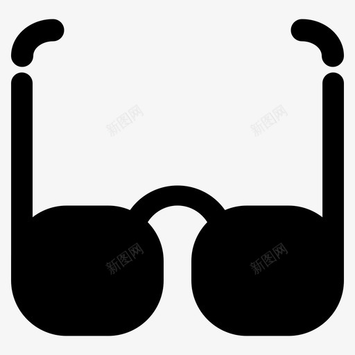 眼镜视力手表图标svg_新图网 https://ixintu.com 手表 教育用品 眼镜 视力