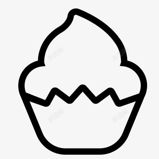 馅饼蛋糕甜点图标svg_新图网 https://ixintu.com 甜点 糖果 蛋糕 食物 馅饼
