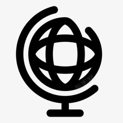 矢量地球剪贴画地球地图集星球图标高清图片