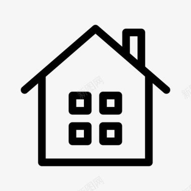 住宅房产房子图标图标