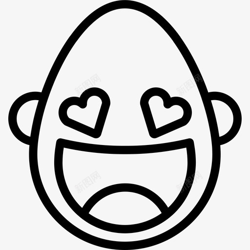 快乐的爱秃头男人的表情脸图标svg_新图网 https://ixintu.com 快乐的爱秃头男人的表情 脸