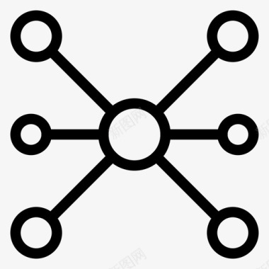 社交连接互联网图标图标