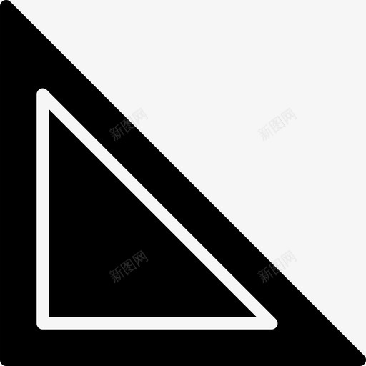 三角形绘图窗体图标svg_新图网 https://ixintu.com smashicons几何体实体 三角形 几何体 形状 窗体 绘图