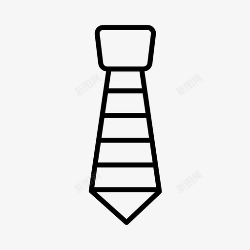 领带配件正式图标svg_新图网 https://ixintu.com 学校 正式 衣柜 配件 领带
