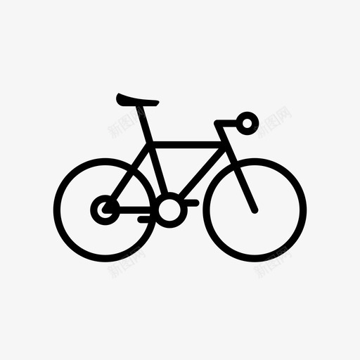 固定自行车自行车公路自行车图标svg_新图网 https://ixintu.com 公路自行车 固定自行车 城镇自行车 自行车