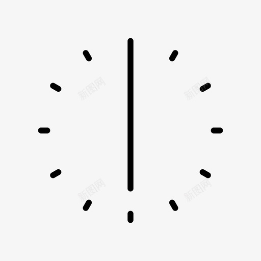 六点钟小时时间图标svg_新图网 https://ixintu.com 六点钟 小时 时间 简单的时钟
