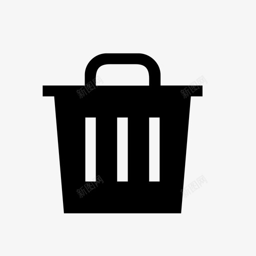 Trash binsvg_新图网 https://ixintu.com Trash bin