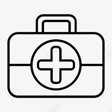 急救箱医疗医疗救护图标图标