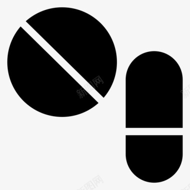 药品药房药丸图标图标