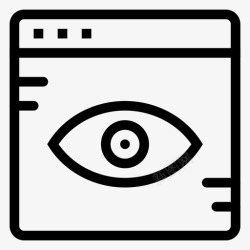 眼睛看到K线网页检查眼睛图标高清图片
