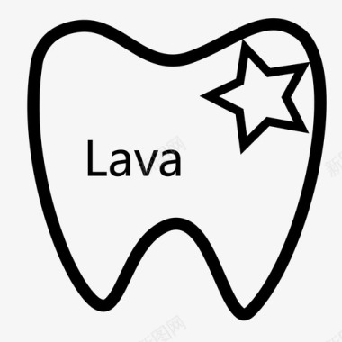 lava  全瓷牙icon图标