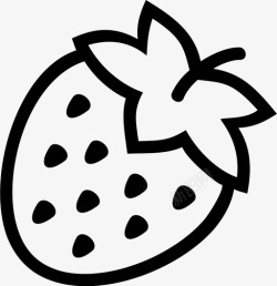 草莓草莓食品水果图标高清图片