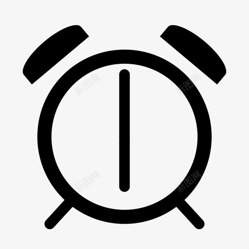 六点钟小时图标svg_新图网 https://ixintu.com 1800600 六点钟 小时 时间 闹钟